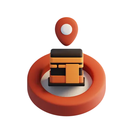 Qibla  3D Icon