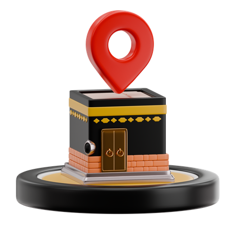 Qibla  3D Icon