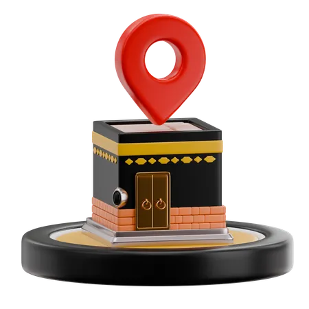 Qibla  3D Icon