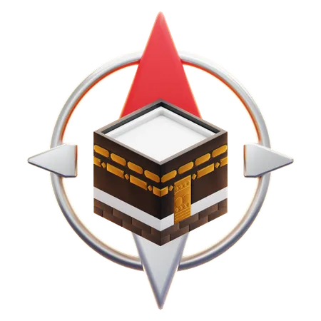 QIBLA  3D Icon