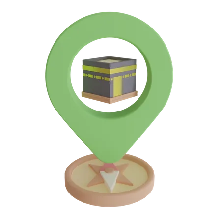 Qibla Finder  3D Icon