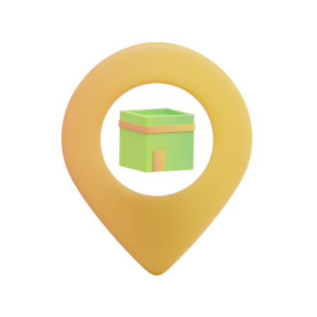 Qibla Location  3D Icon
