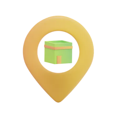 Qibla Location  3D Icon