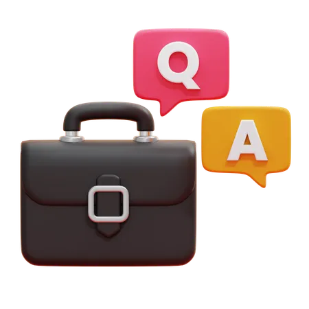 QnA  3D Icon