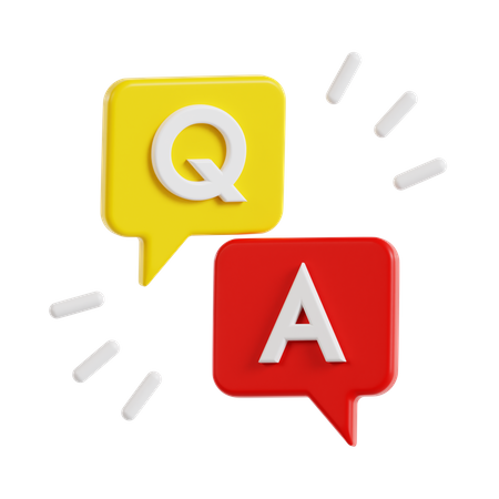 Qna Message  3D Icon