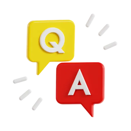 Qna Message  3D Icon
