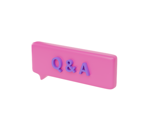 Qna-Nachrichtenblase  3D Icon