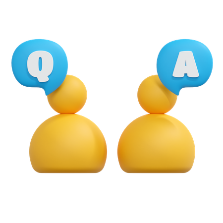 Qna user  3D Icon