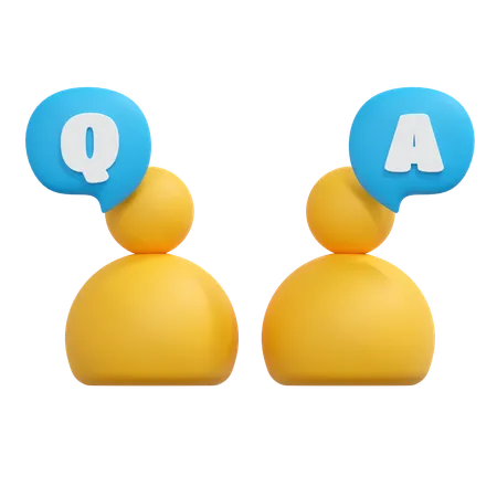 Qna user  3D Icon