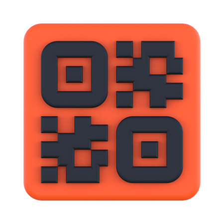 Qr  3D Icon