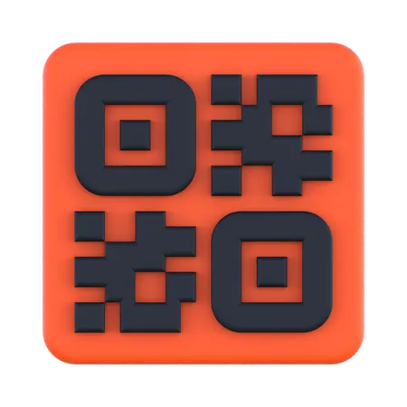 Qr  3D Icon