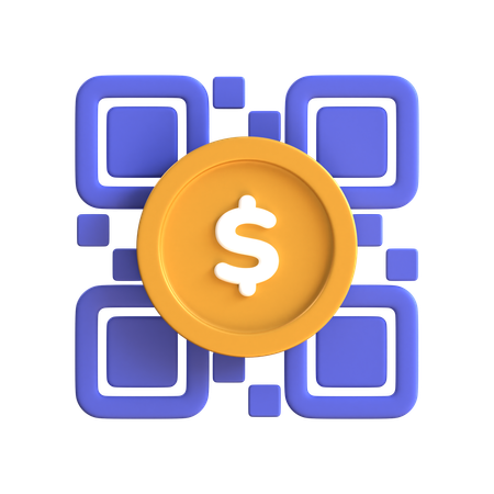 Qr  3D Icon