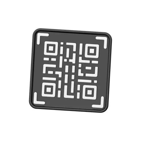 QR Code 3 D Icon Representing Digital Information Scanning Technology And Quick Access To Data Symbolizing Efficiency And Convenience 3D Icon