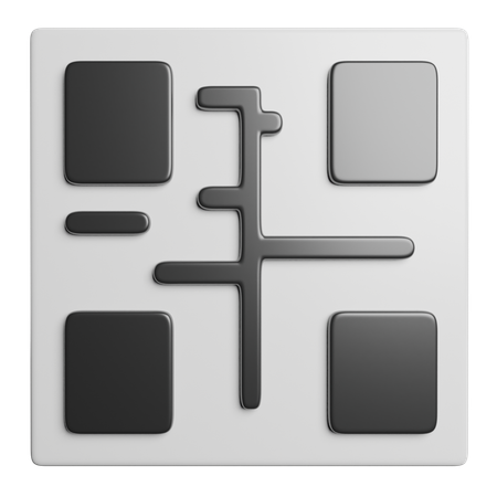 QRコード  3D Icon