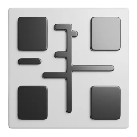 QRコード  3D Icon