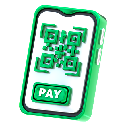 QR 코드  3D Icon