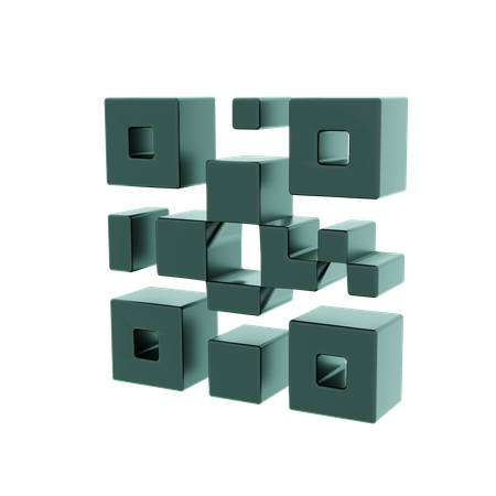 Qr Code  3D Icon
