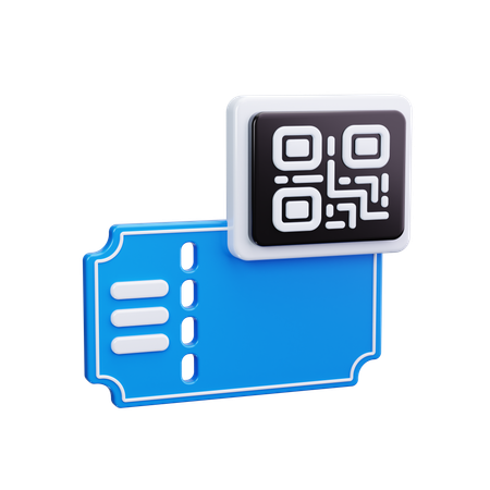 QR Code  3D Icon
