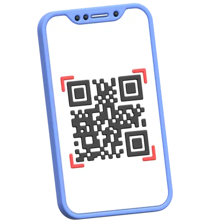 Qr Code  3D Icon