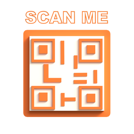 Qr Code  3D Icon