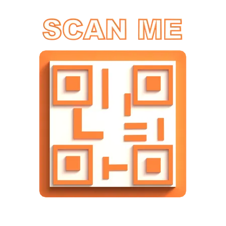 Qr Code  3D Icon