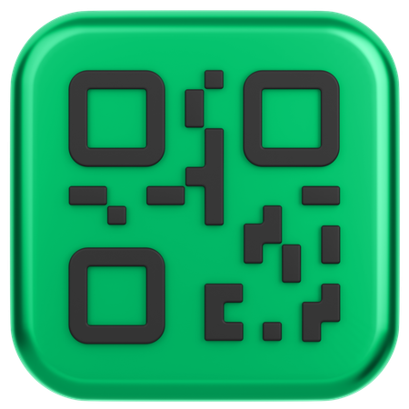 Qr Code  3D Icon