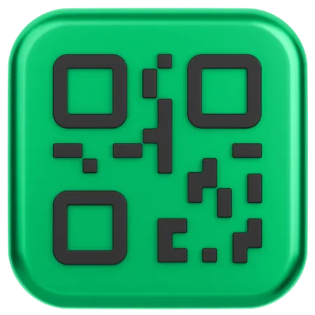 Qr Code  3D Icon