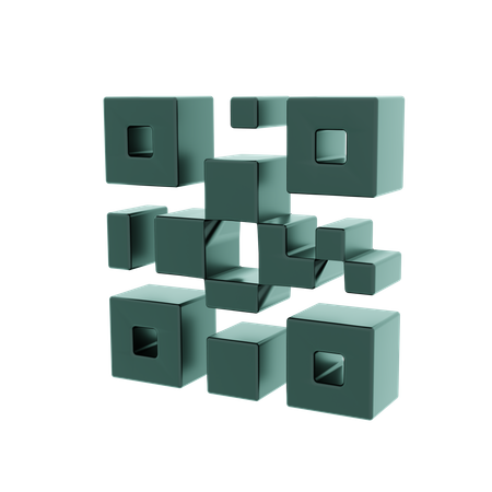 Qr Code  3D Icon