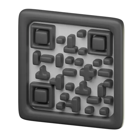 Qr Code  3D Icon