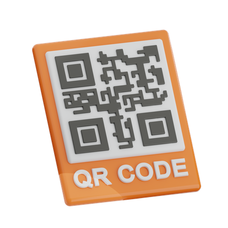 Qr Code  3D Icon
