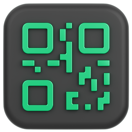 Qr Code  3D Icon