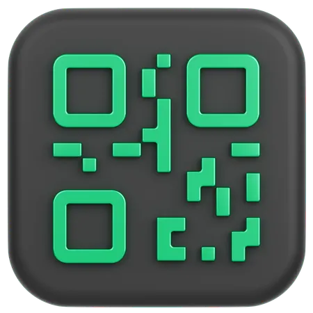Qr Code  3D Icon