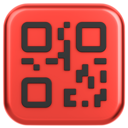 Qr Code  3D Icon