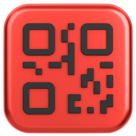Qr Code  3D Icon