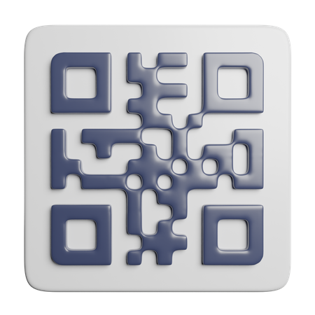 Qr Code  3D Icon