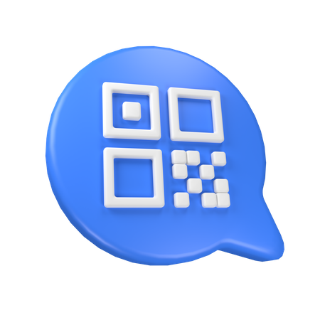 QR Code  3D Icon