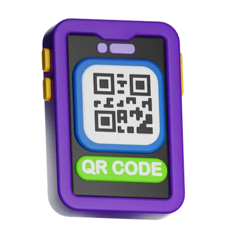 Qr Code  3D Icon