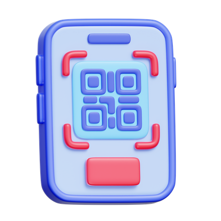 QR Code  3D Icon