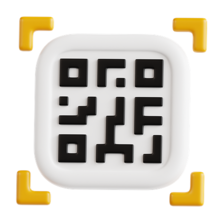 QR Code  3D Icon