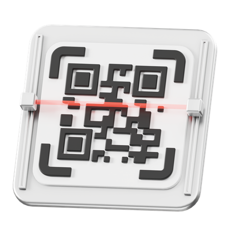 Qr Code  3D Icon