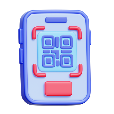 QR-Code  3D Icon