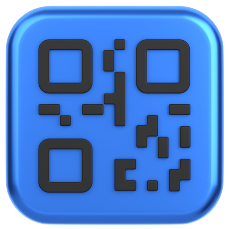 Qr Code  3D Icon