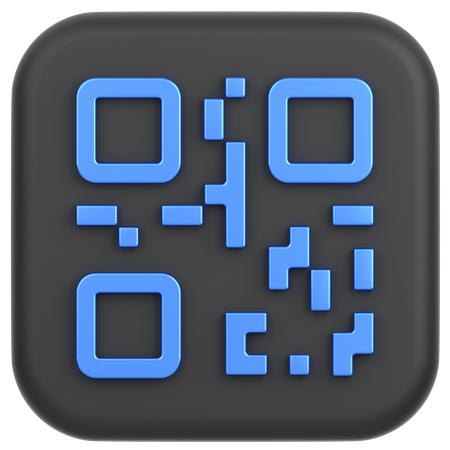 Qr Code  3D Icon