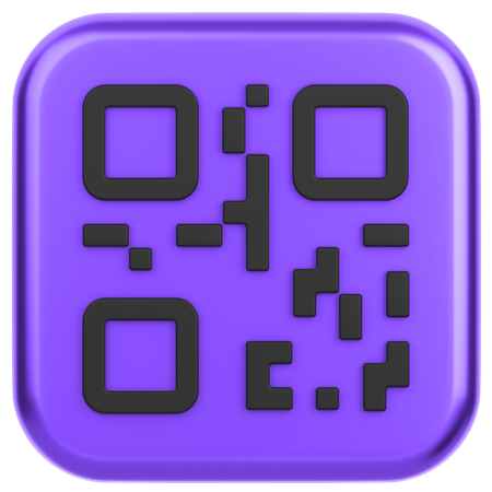 Qr Code  3D Icon