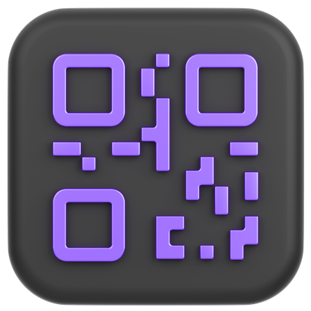 Qr Code  3D Icon