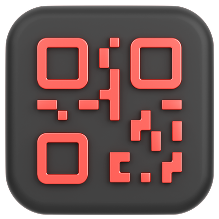 QR Code  3D Icon