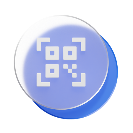 QR Code  3D Icon