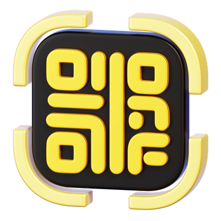 QR Code 3D Icon