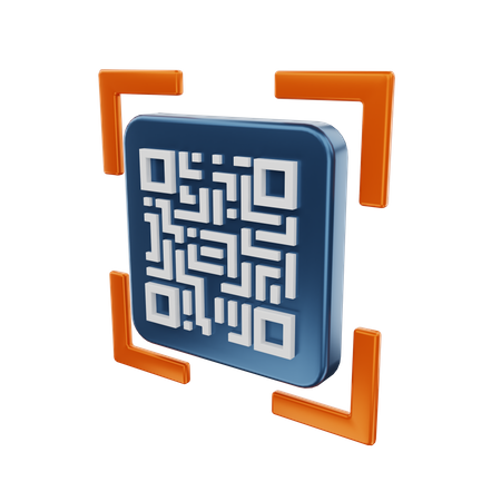 Qr Code  3D Icon