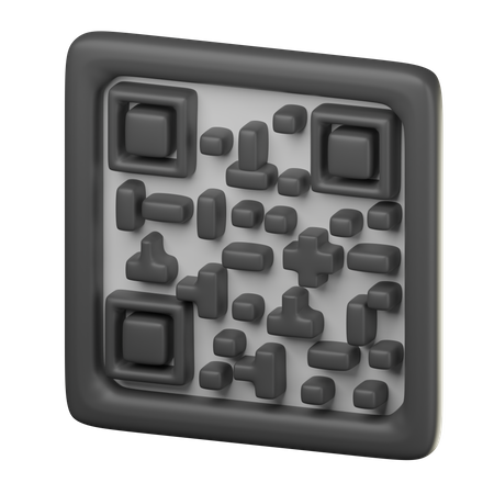 Qr Code  3D Icon